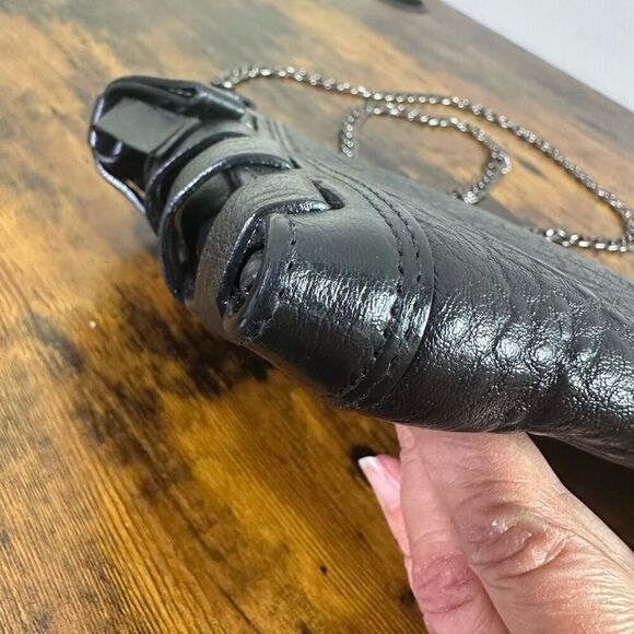 Miu Miu Black Leather Clutch - Picture 8 of 17